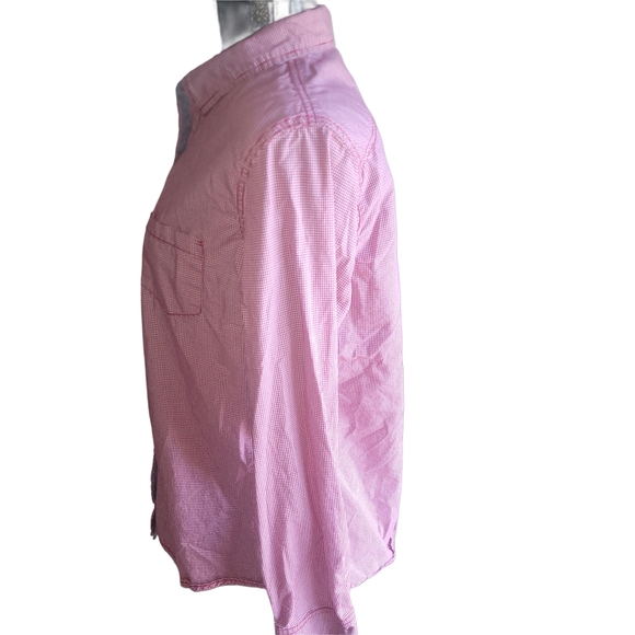 Original Weatherproof Vintage Red and White Gingham Button-Up Shirt L - Picture 4 of 6